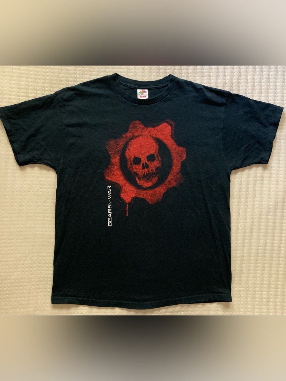 Gears of War T Shirt Crimson Omen Skull Logo 2015 Men’s XL Video Game Promo